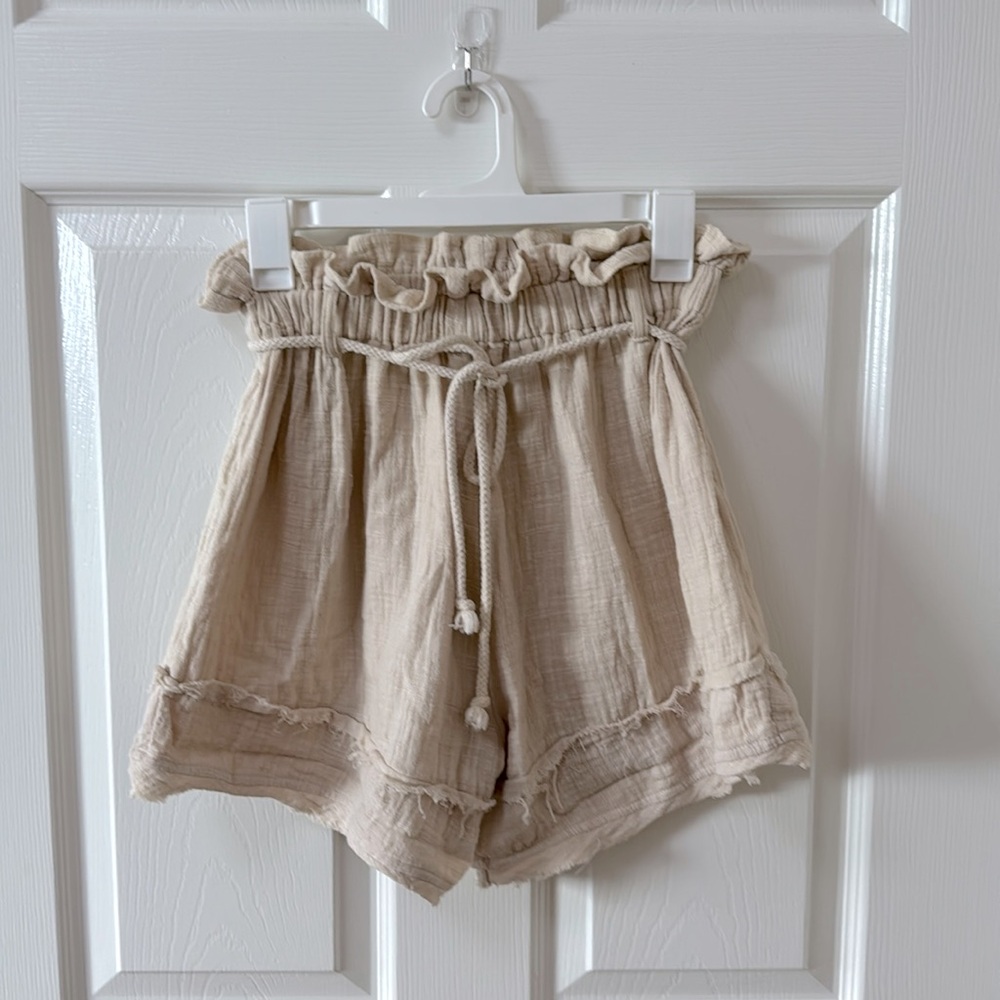 Maurie + Eve waist tie shorts